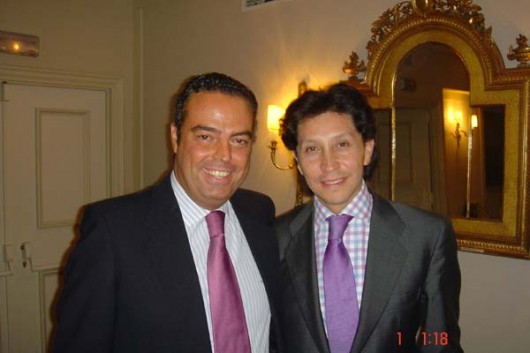 Con Carlos Peñaloza